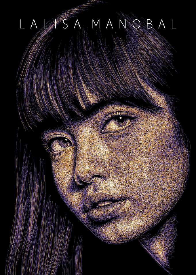 Lalisa Manobal Portrait Art