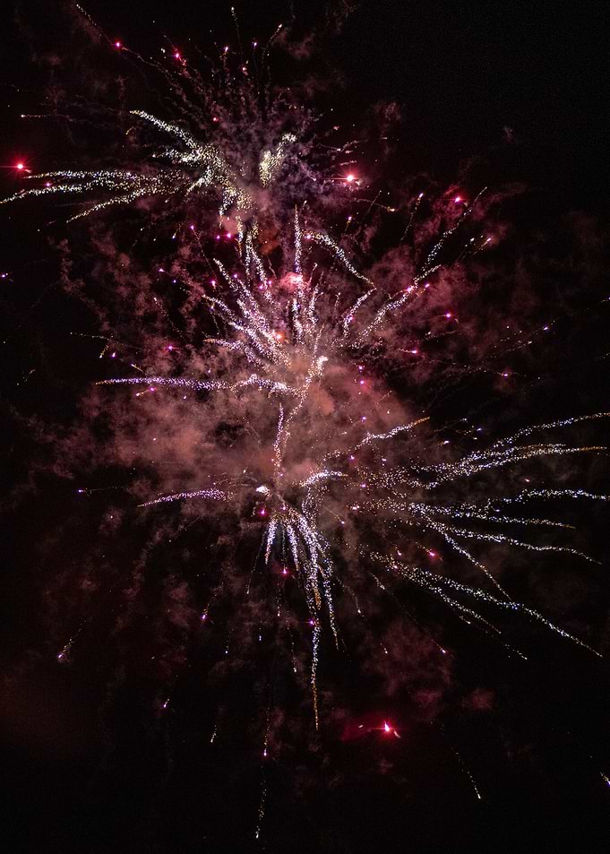 Fireworks Display at Night