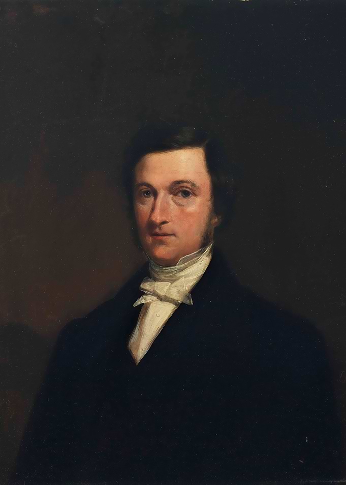 Portrait of a Man in Dark Coat
