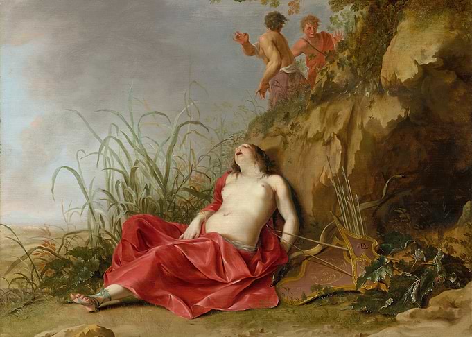 Diana and Actaeon painting