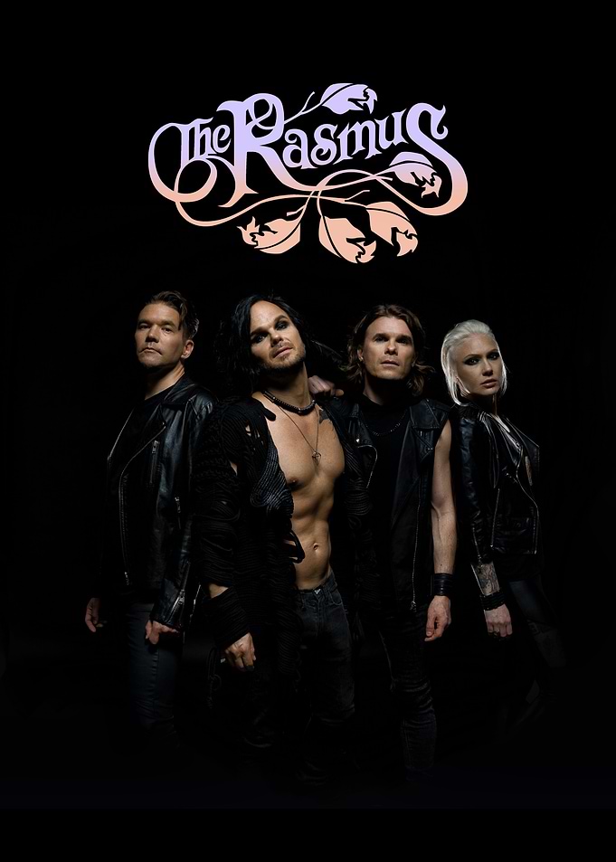 The Rasmus band portrait on black