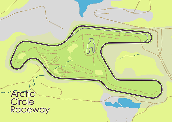Arctic Circle Raceway Map