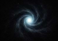 Swirling Galaxy in Deep Space