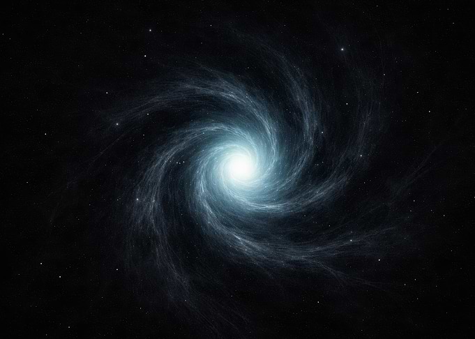 Swirling Galaxy in Deep Space