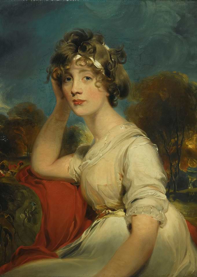 Portrait of a Woman in White Dress