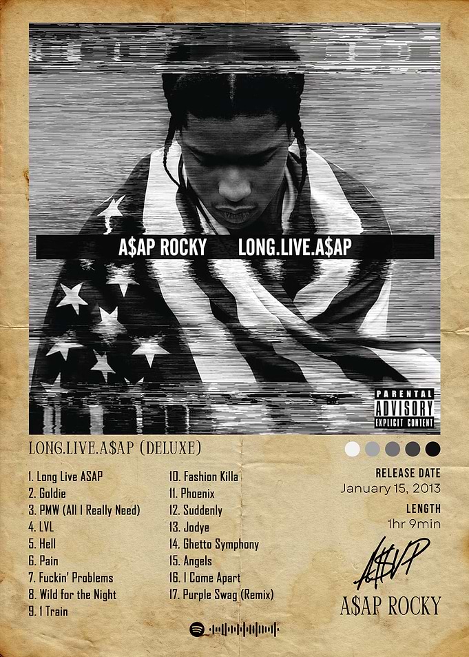 A$AP Rocky - Long.Live.A$AP Album Cover