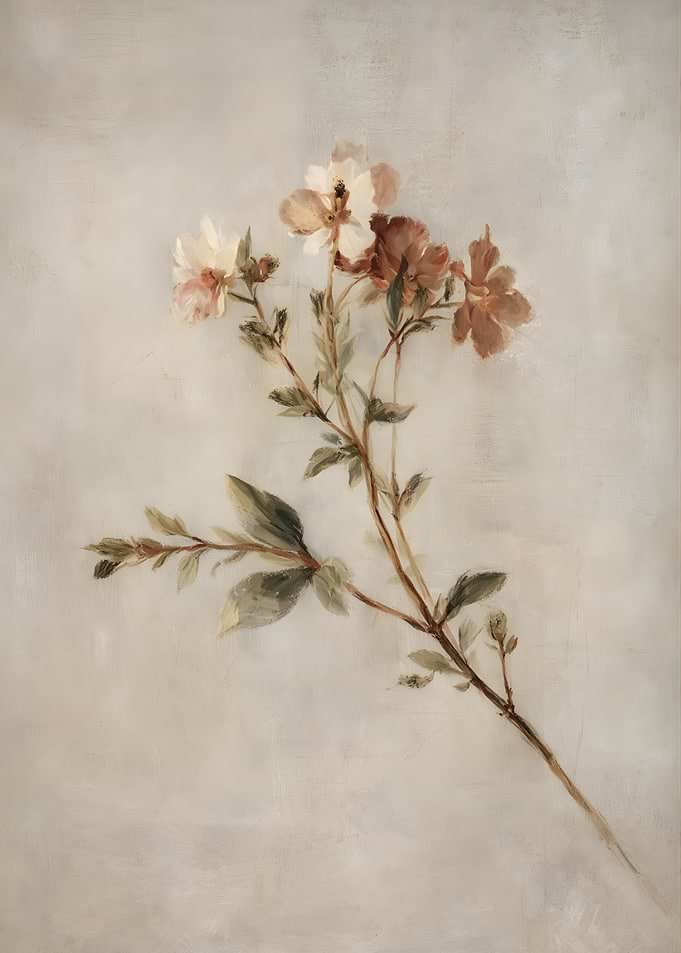 Floral Painting with Soft Colors