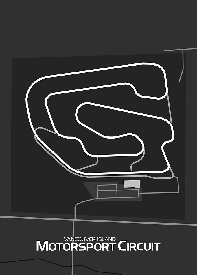 Vancouver Island Motorsport Circuit Map