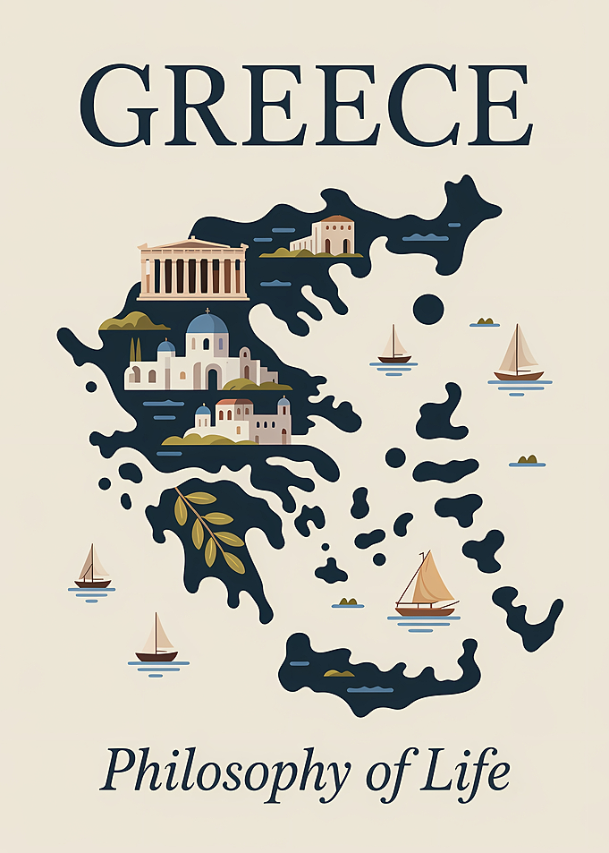 Greece: Philosophy of Life Map