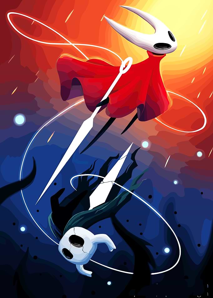Hollow Knight: Hornet and The Knight