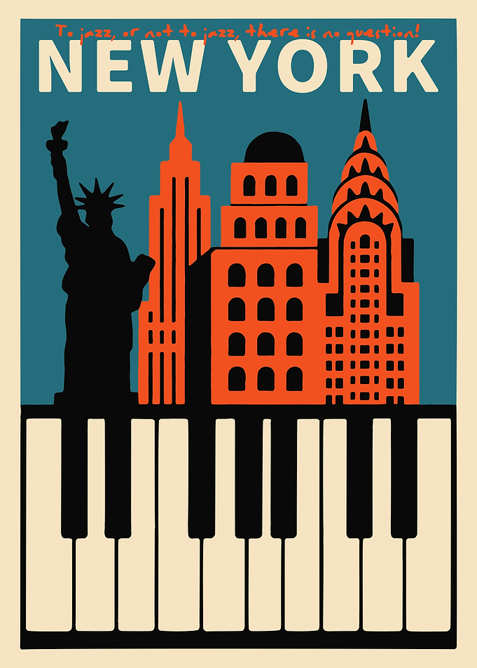 New York Jazz Poster