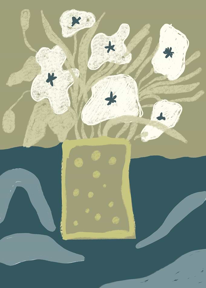 Floral Still Life with Vase