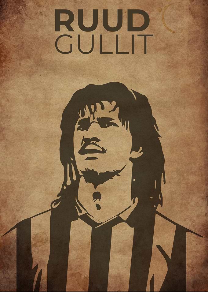Ruud Gullit Portrait Art