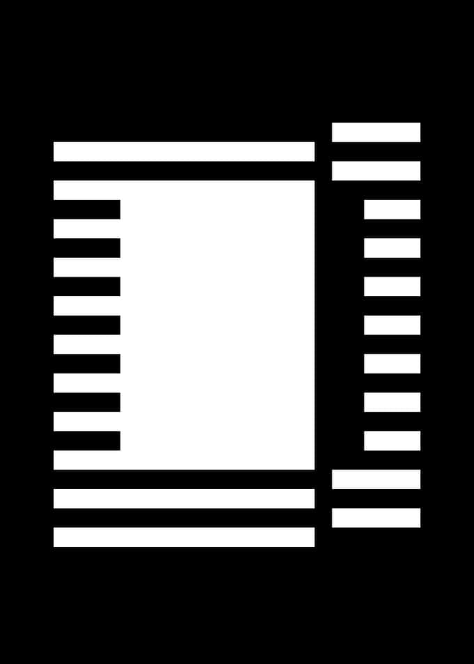 Abstract Black and White Pattern