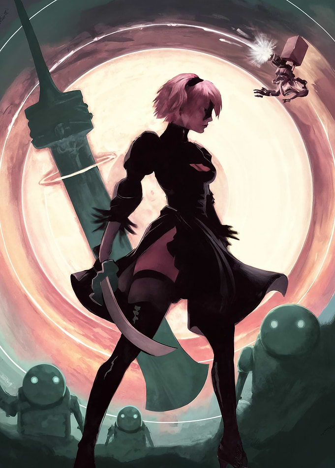 girl with sword