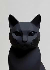 Black Cat Portrait