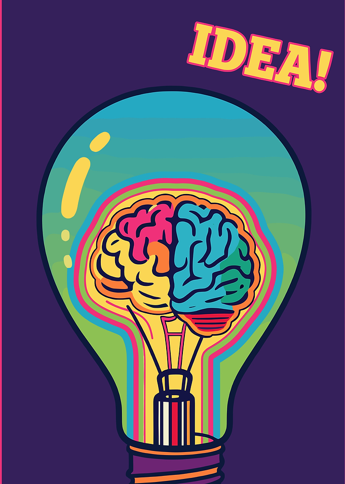 Brainstorming Idea Lightbulb Illustration
