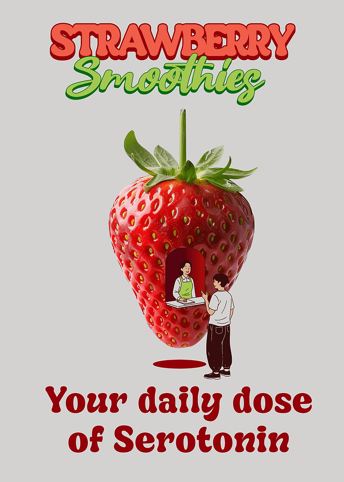 Strawberry Smoothies Serotonin