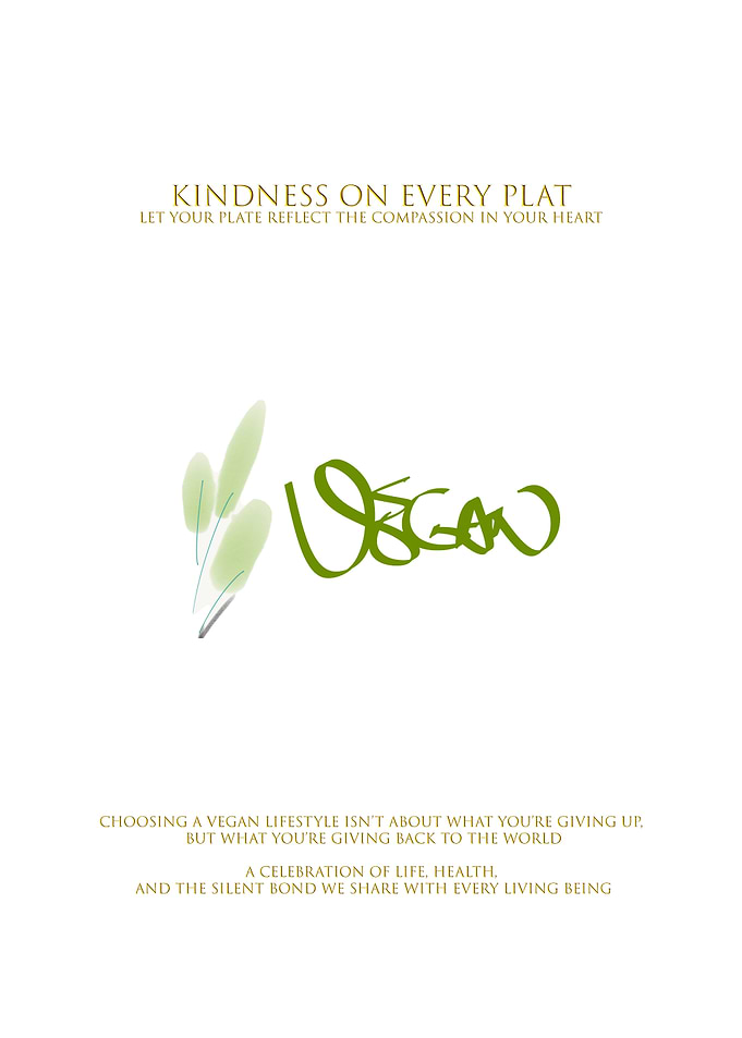Vegan Lifestyle Inspirational Art