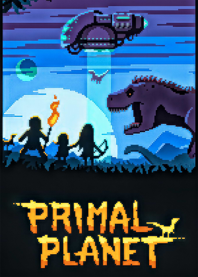 Primal Planet Pixel Art