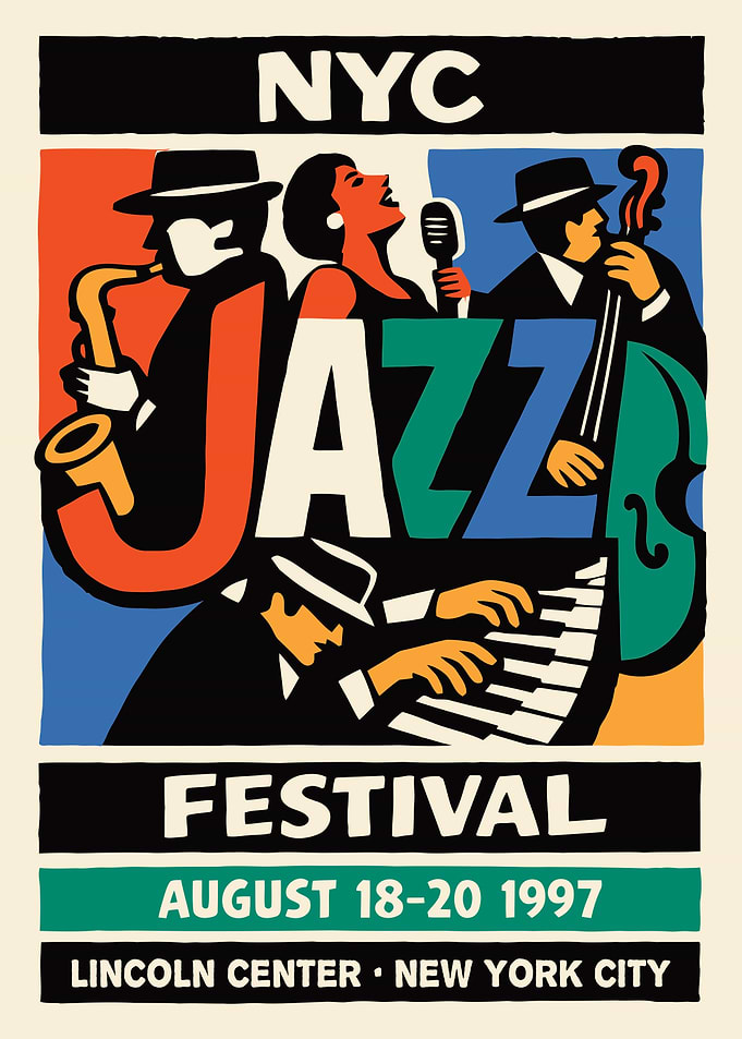 NYC Jazz Festival 1997 Poster
