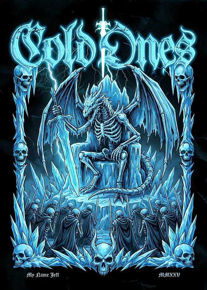 Cold Ones Dragon King Illustration