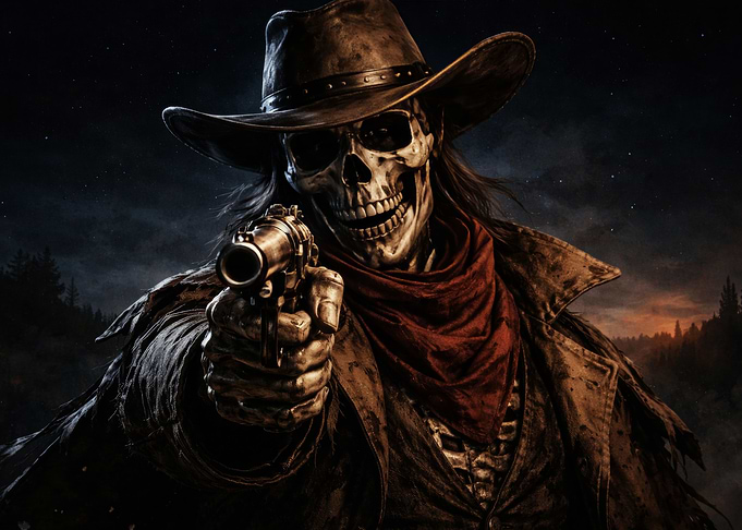 Undead Cowboy with Gun