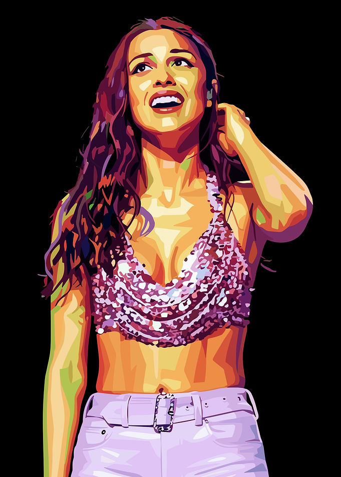 Olivia Rodrigo Pop Art Portrait
