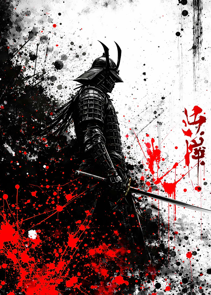 Samurai Warrior Splatter