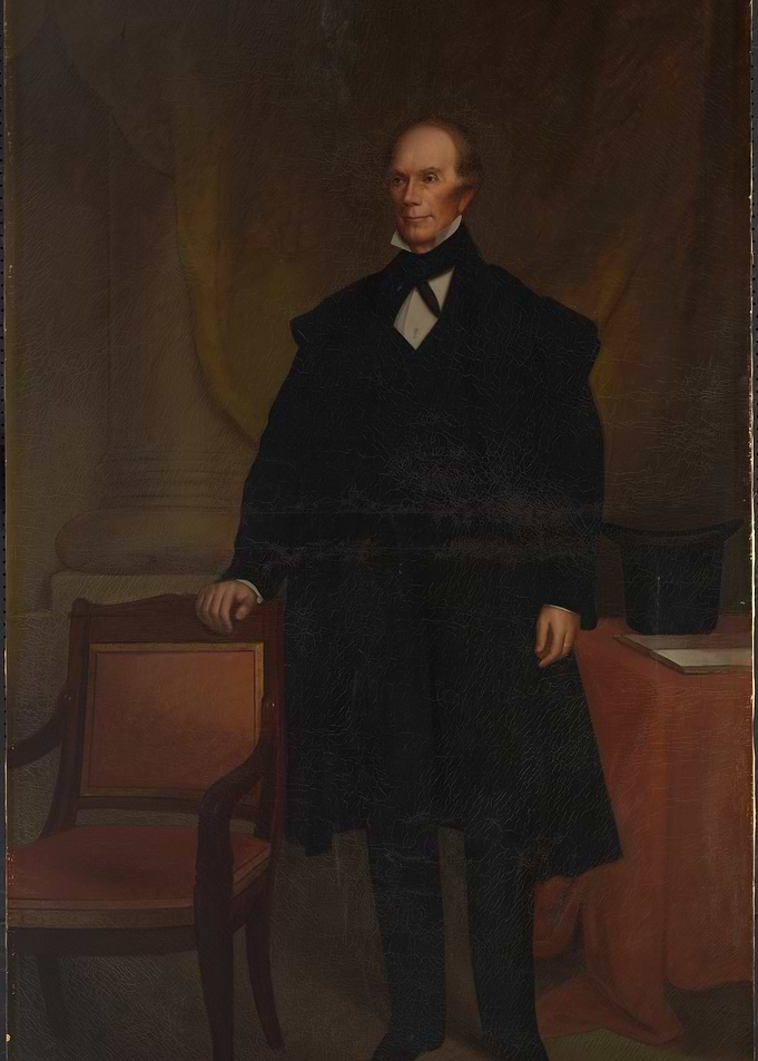 Portrait of a Man in Black Coat