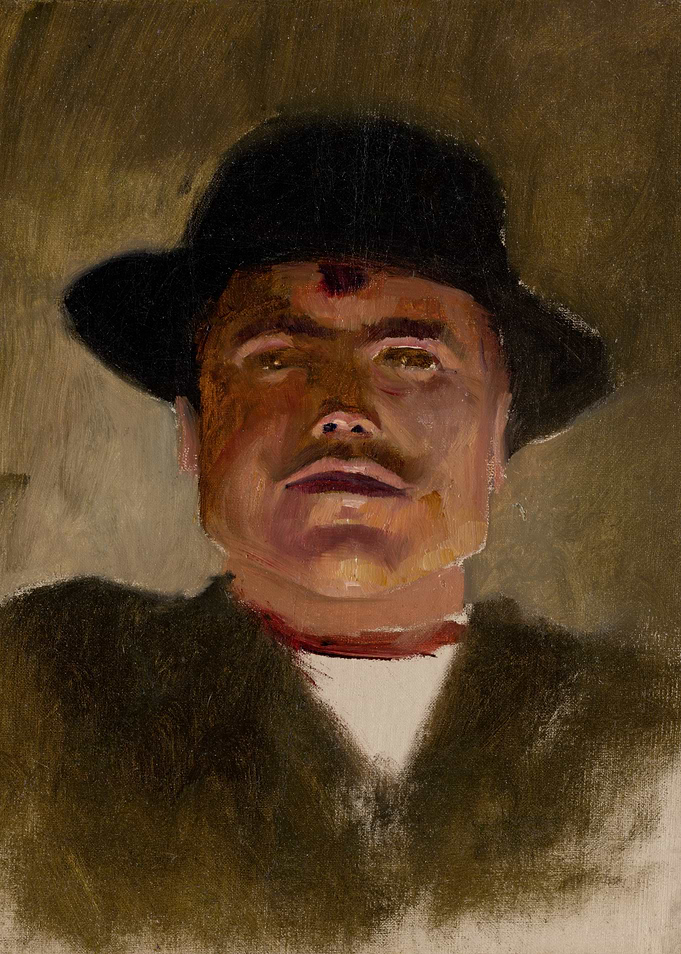 Portrait of a Man with Hat