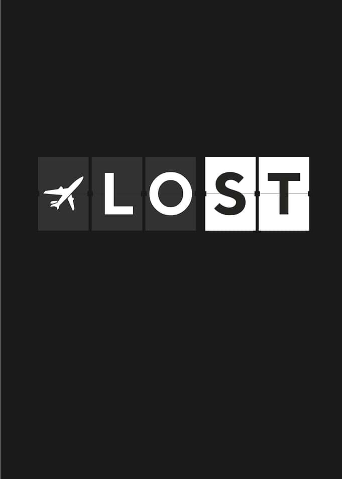 Lost TV Show Minimalist Art