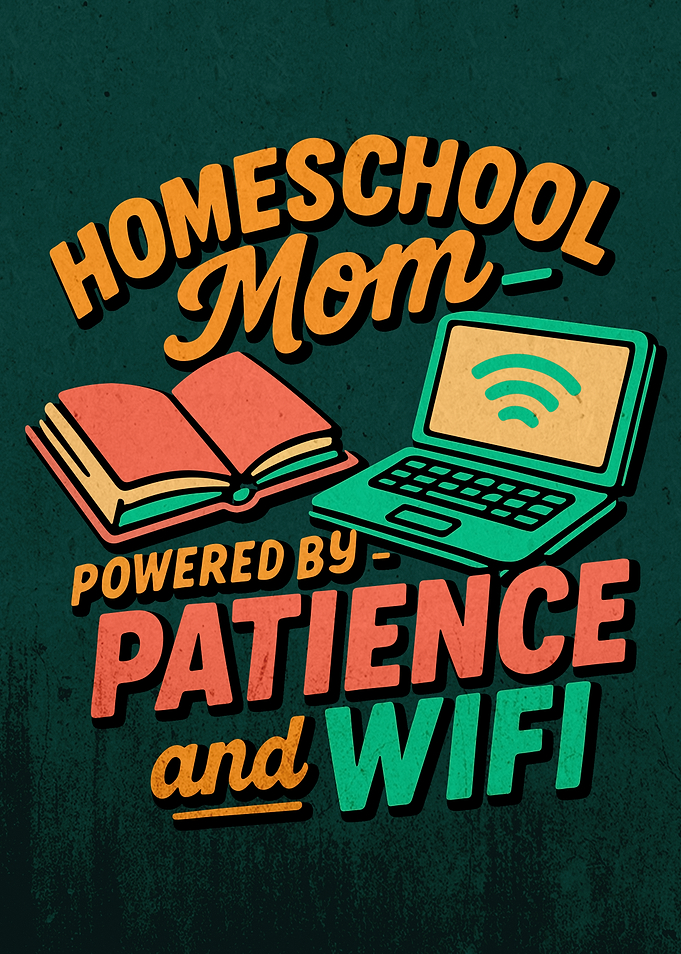Homeschool Mom - Patience and WiFi