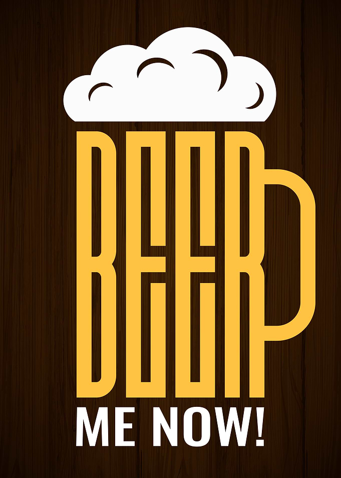 Beer Me Now! Pub Sign