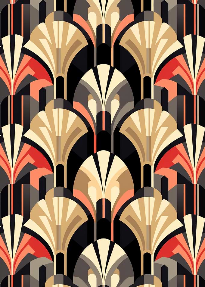 Art Deco Fan Pattern