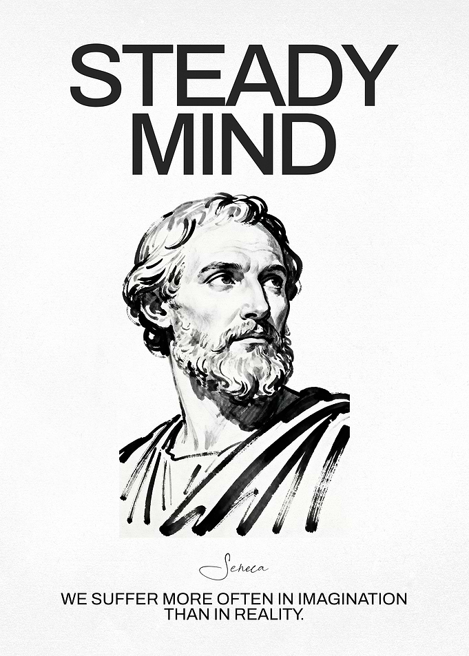 Seneca Quote Philosophy Poster