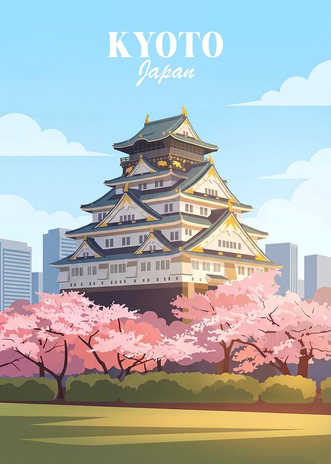 Kyoto Japan Castle