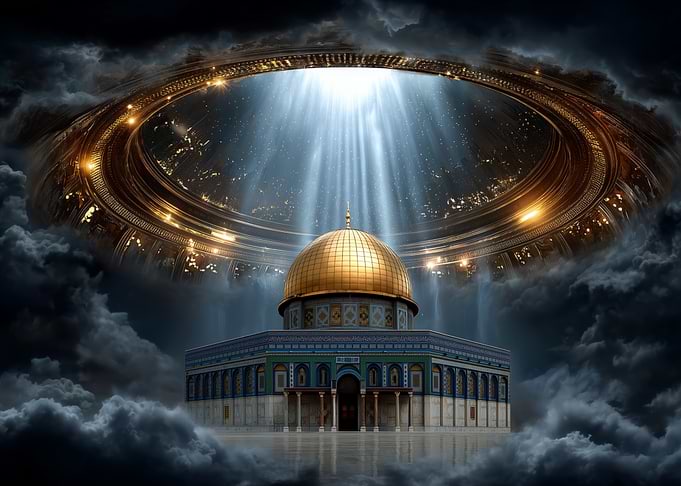 Dome of the Rock with Halo
