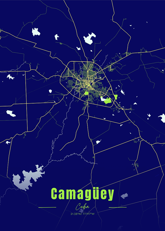 Camagüey, Cuba City Map
