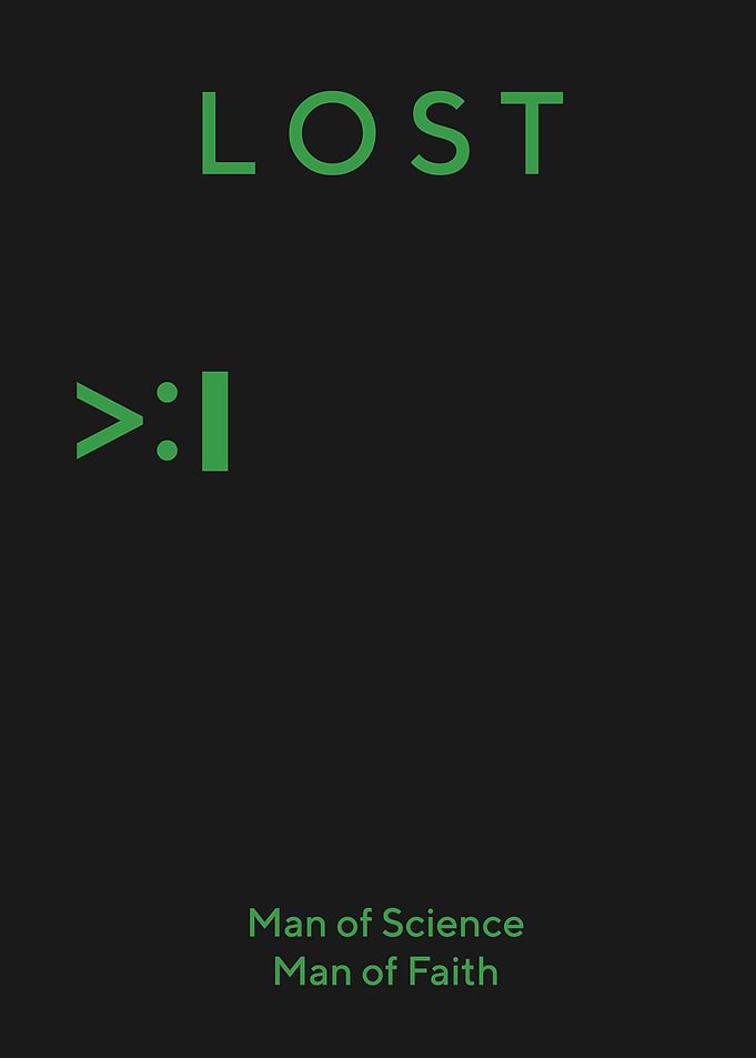 LOST TV Series Minimalist Poster