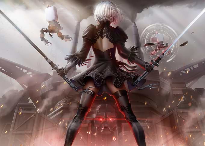 girl with sword