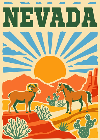 Nevada Desert Landscape