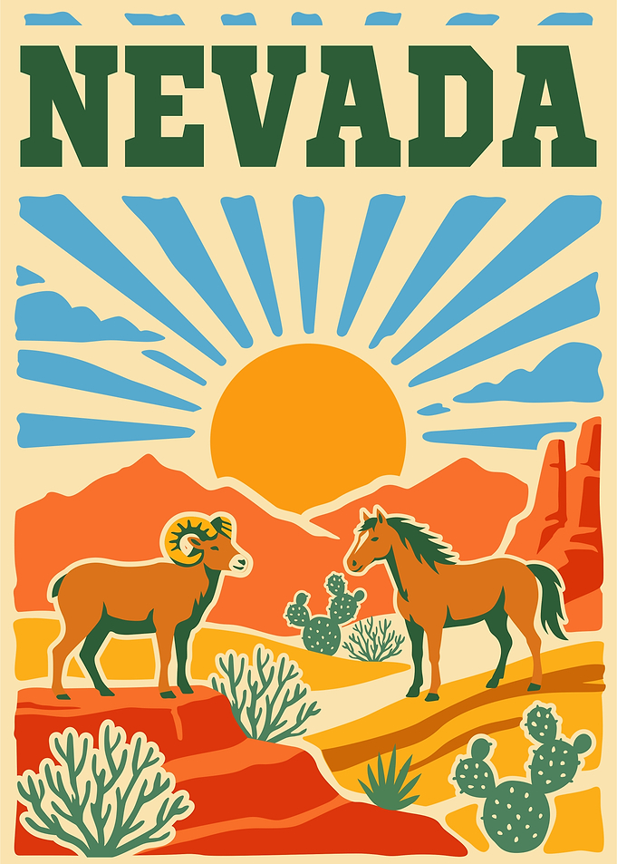 Nevada Desert Landscape