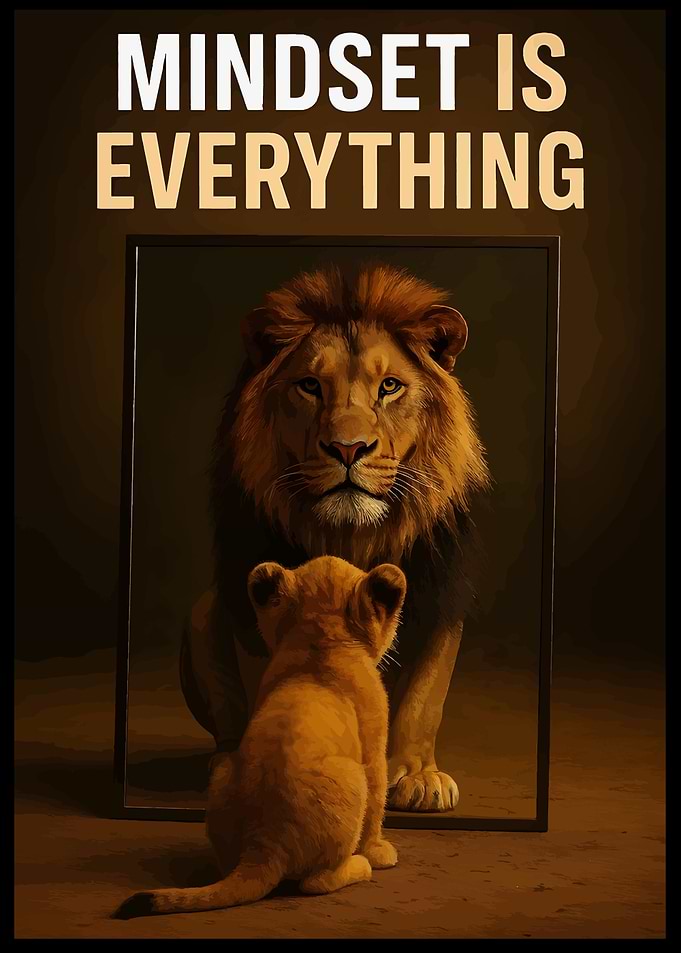 Mindset is Everything: Lion and Cub