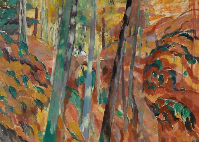 Autumn Forest Painting