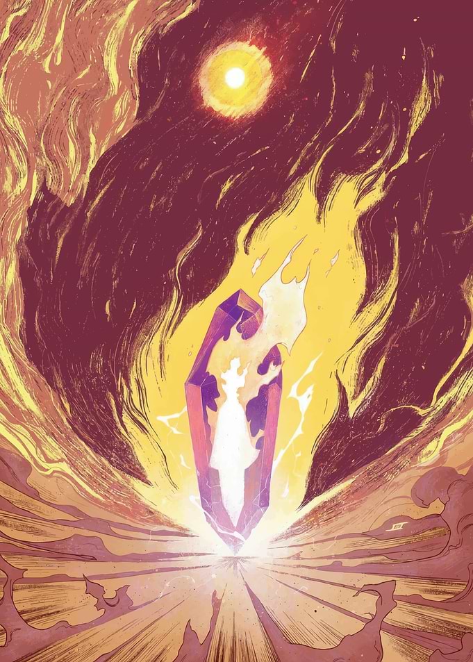 Crystal and Light Fantasy Art