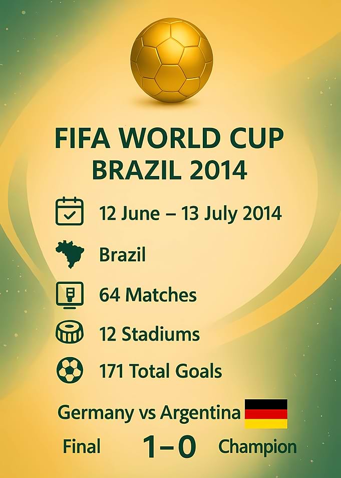 FIFA World Cup Brazil 2014 Poster