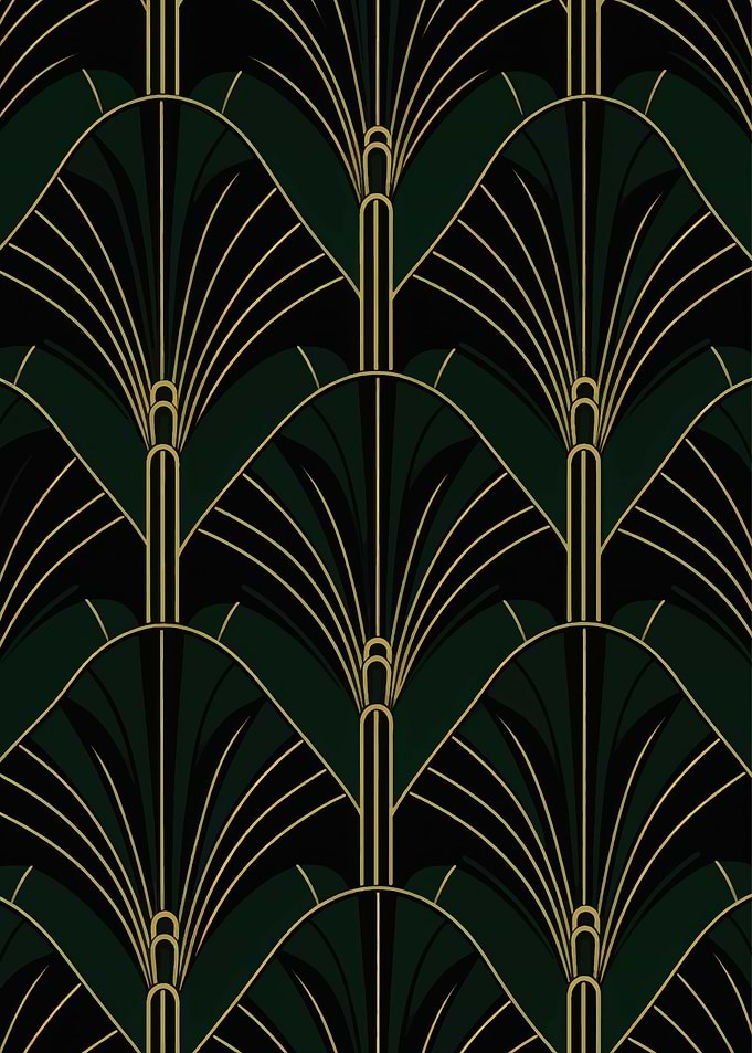 Art Deco Fan Pattern