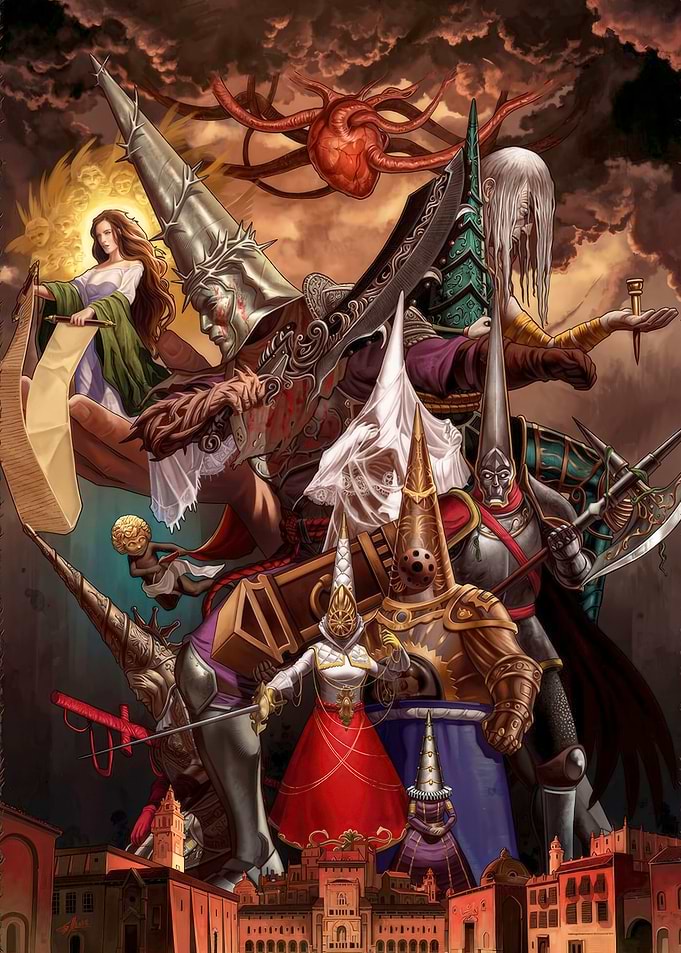 Blasphemous Game Characters Digital Art