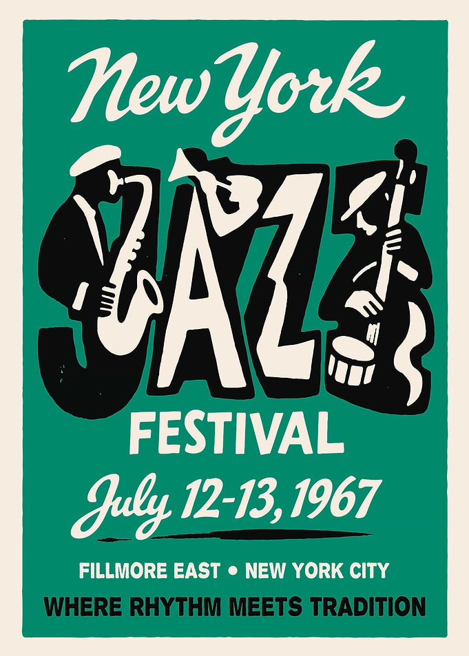 New York Jazz Festival 1967 Poster